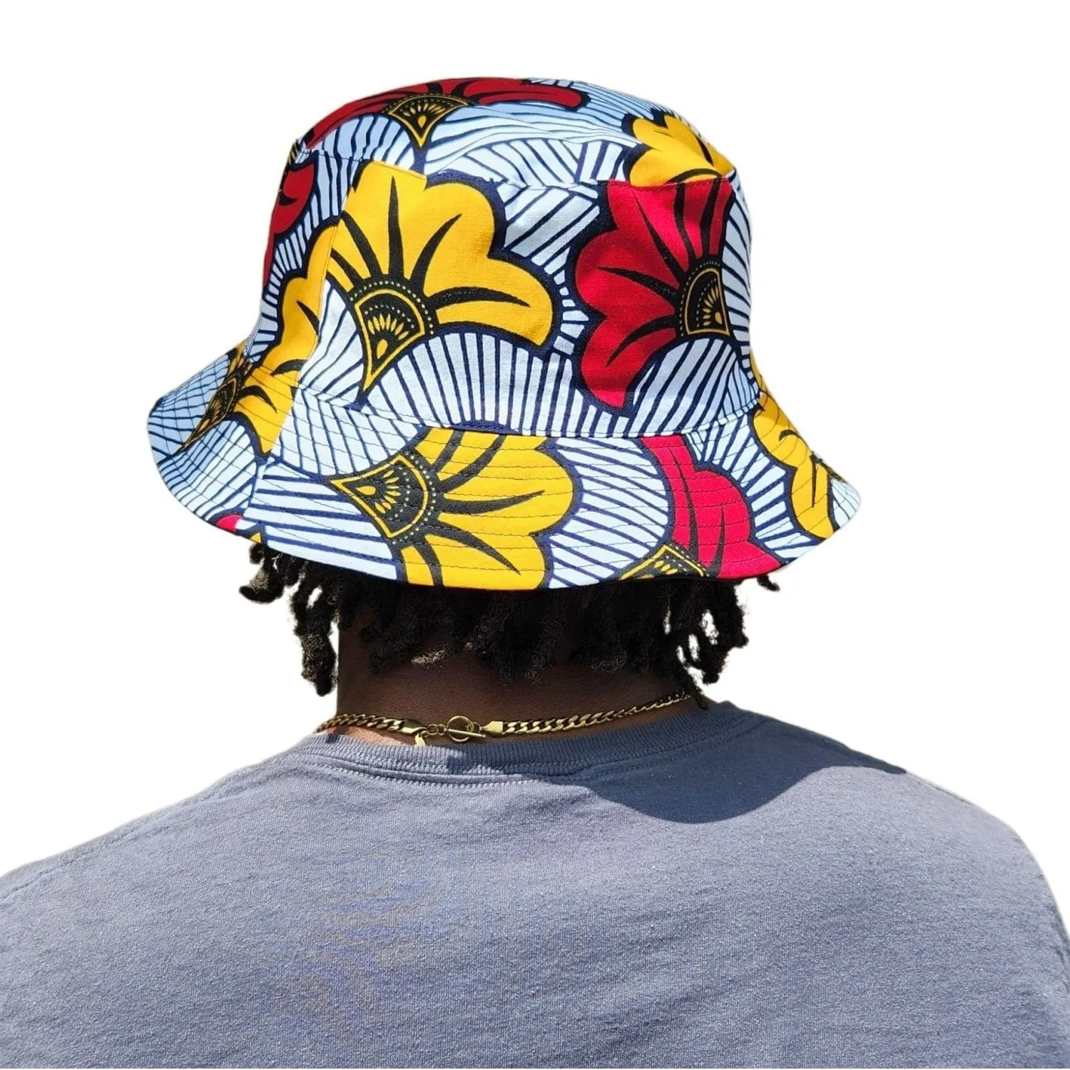 African Wax Print Unisex Bucket Cap