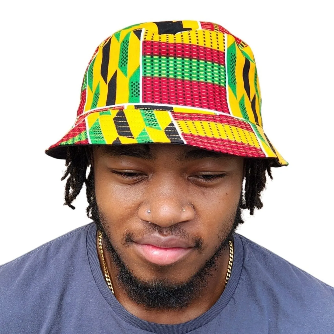 African Wax Print Unisex Bucket Cap
