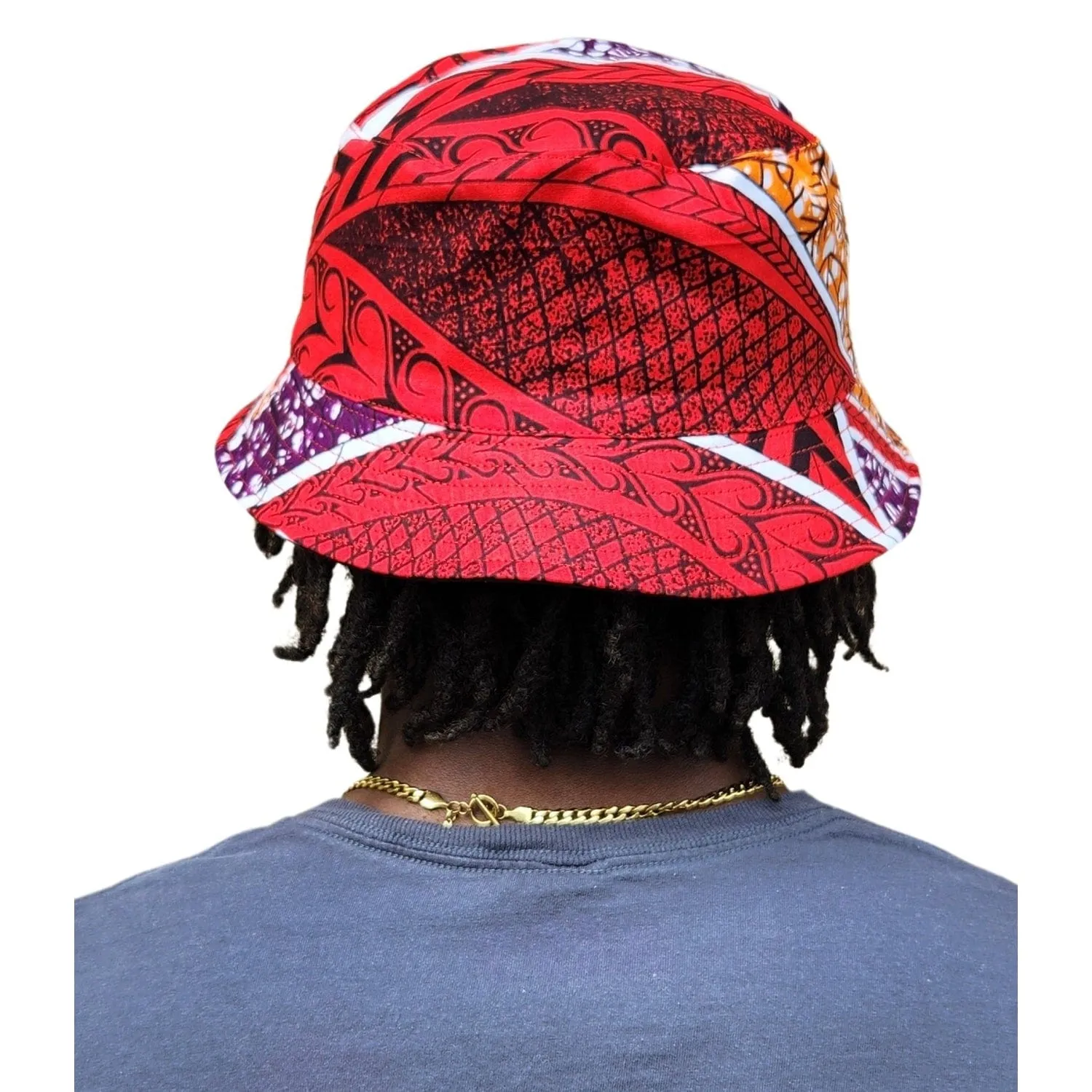 African Wax Print Unisex Bucket Cap