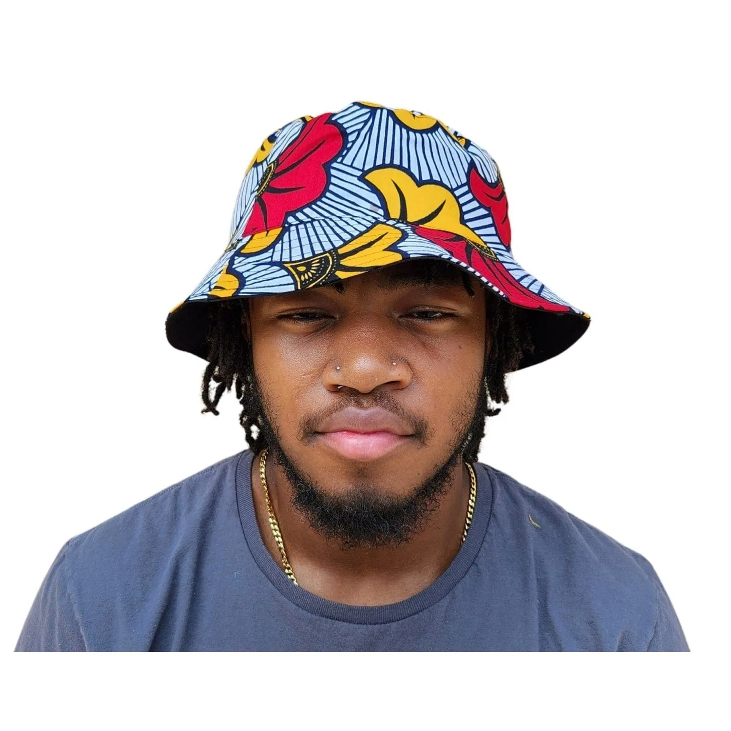 African Wax Print Unisex Bucket Cap