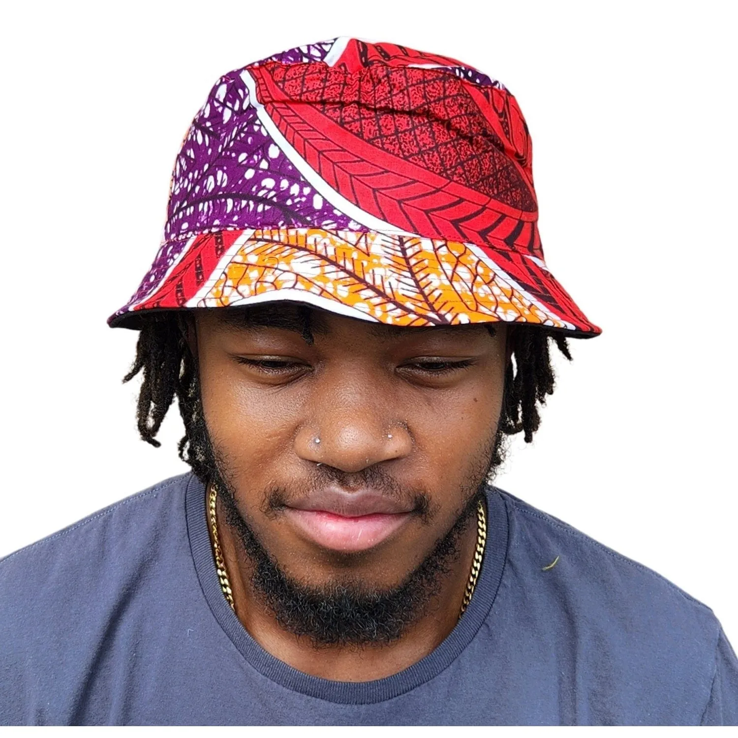African Wax Print Unisex Bucket Cap