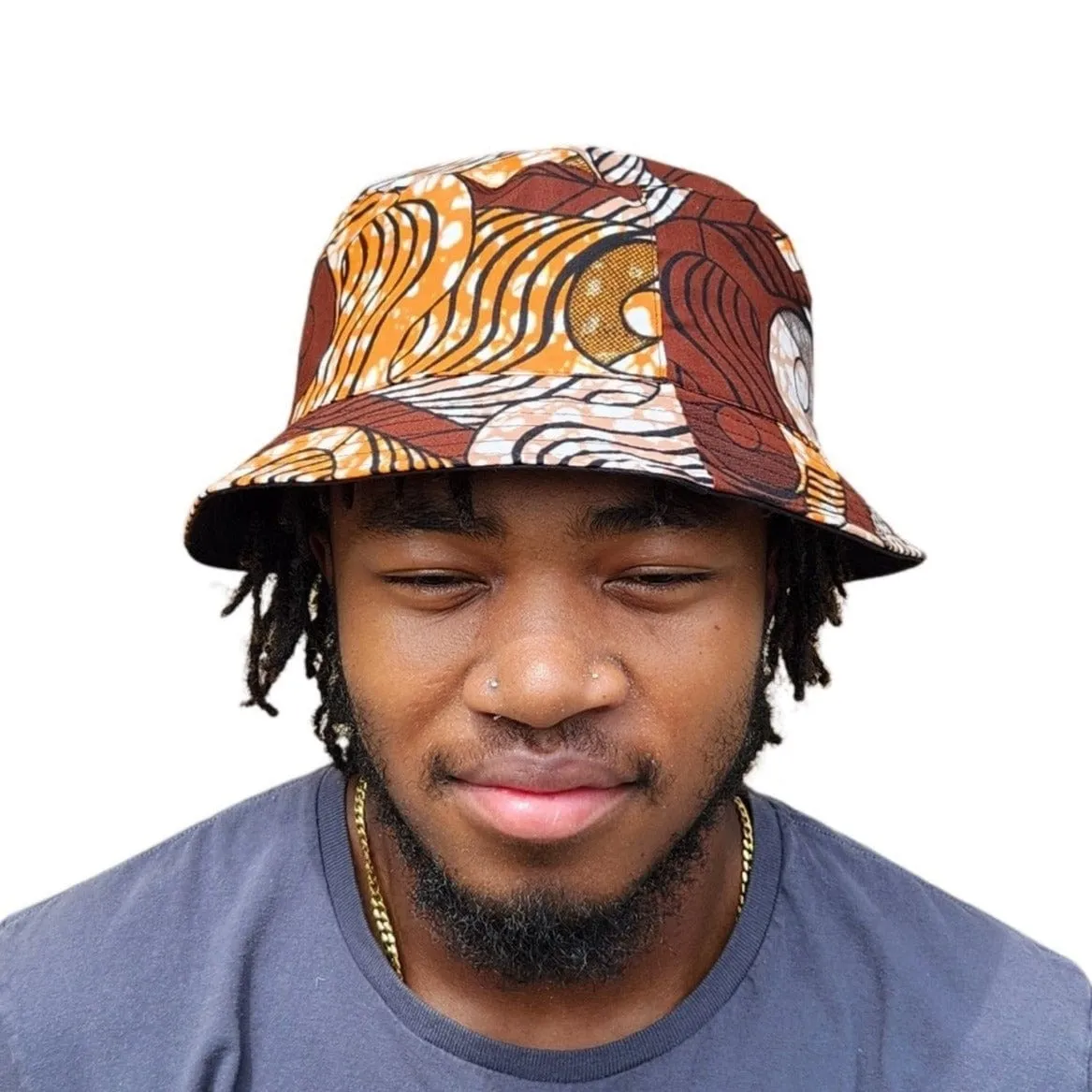 African Wax Print Unisex Bucket Cap