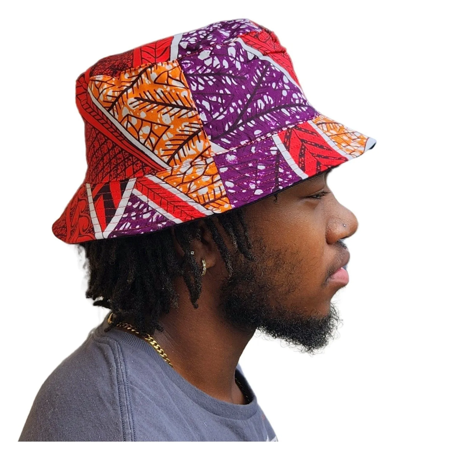 African Wax Print Unisex Bucket Cap