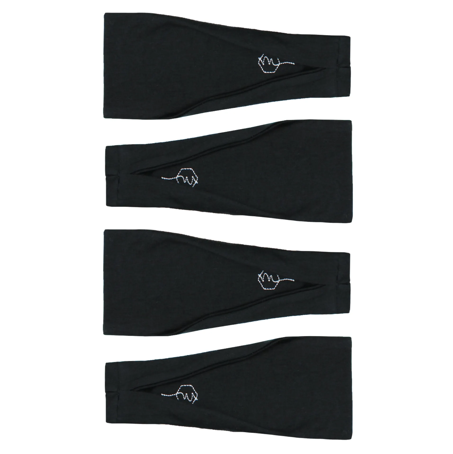 Black Basics 4 Pack - 4'' Headband