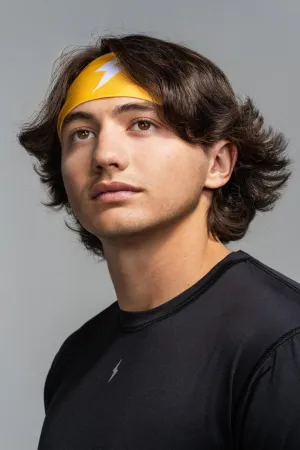 BRUCE BOLT Performance Headband - YELLOW