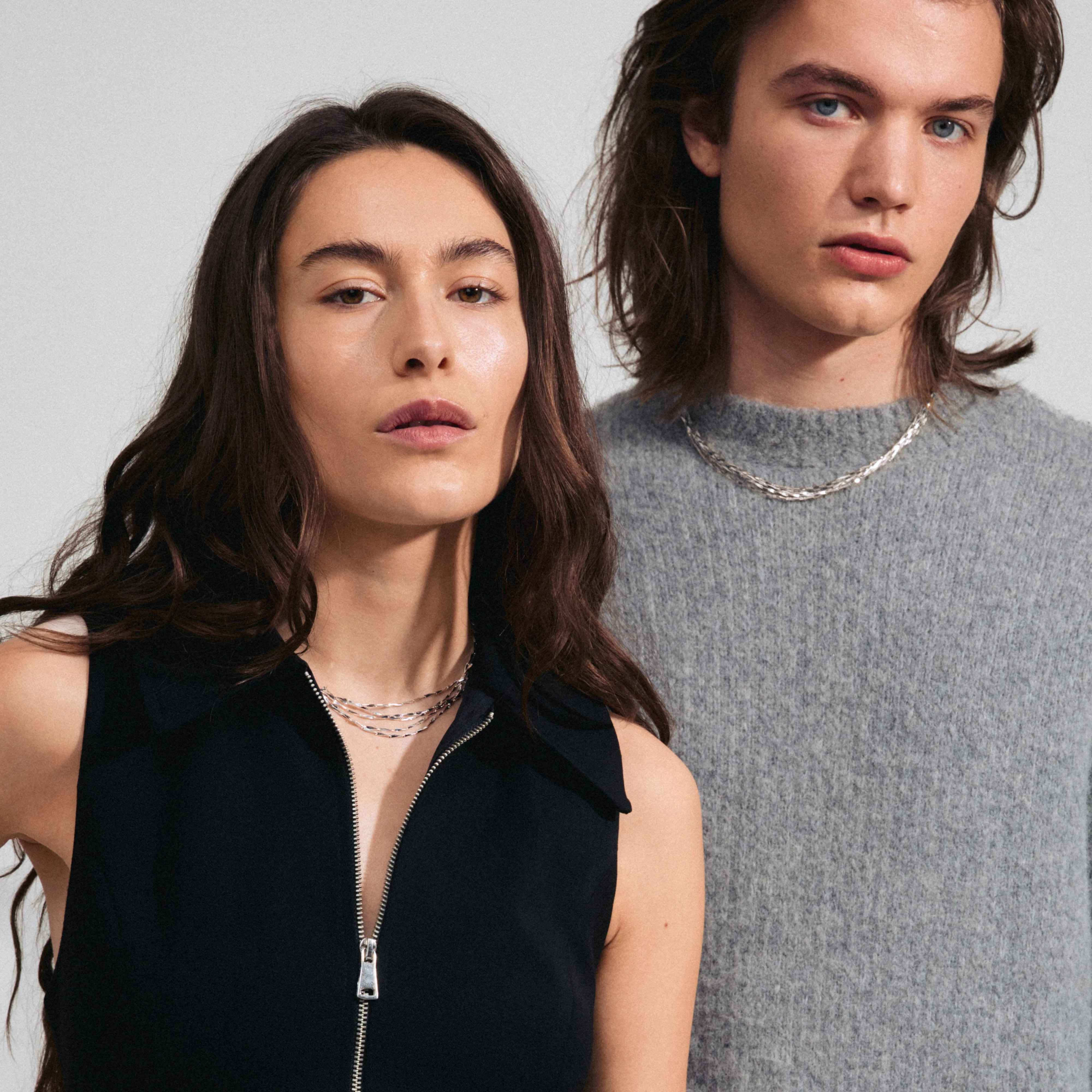 CONNECT necklace silver-plated