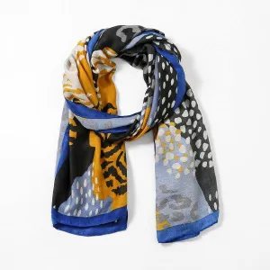 Eco Style Safari Scarf | Blue