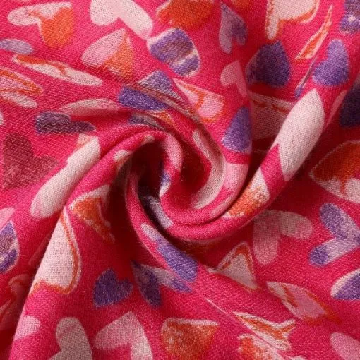 Eco Style Scarf | Eco Heart Print
