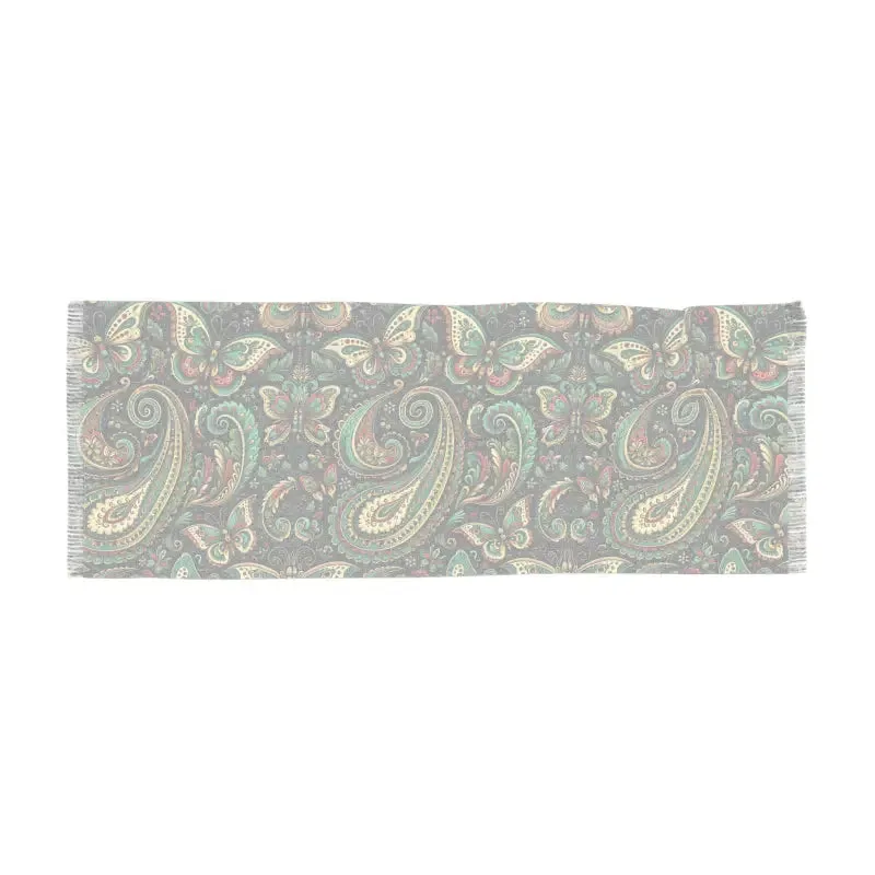 Effortless Transparent Scarf with Intricate Designs