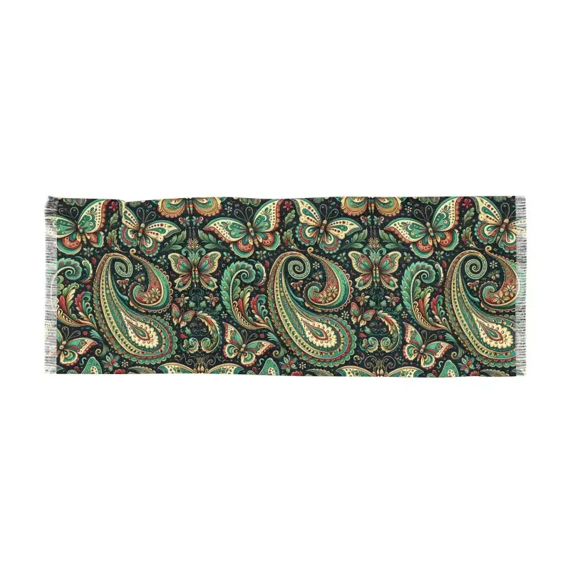 Effortless Transparent Scarf with Intricate Designs