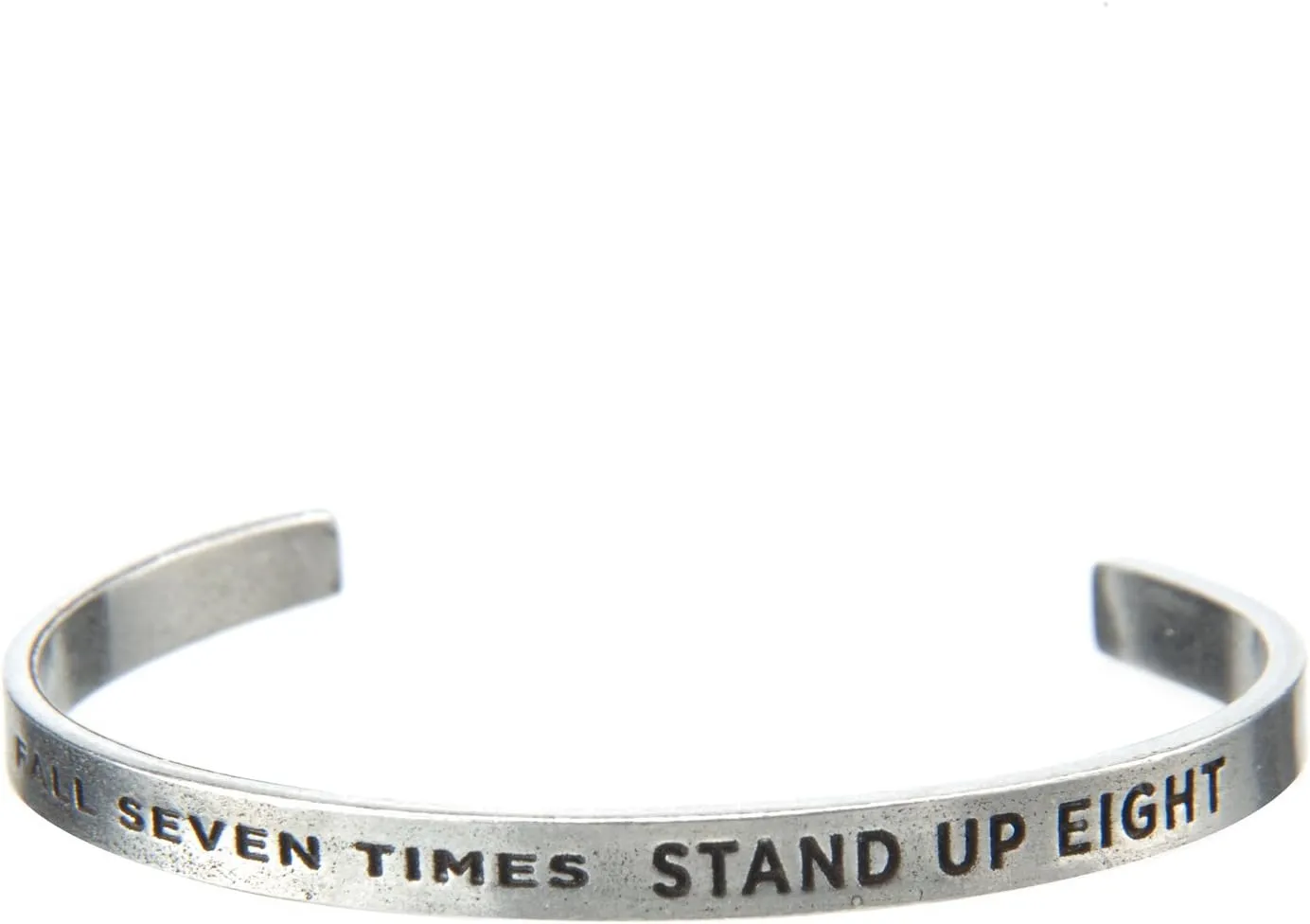 Fall Seven Times Stand up Eight - Pewter for Men or Women By Whitney Howard Designs
