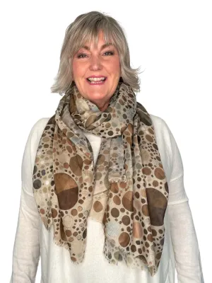 Faran Scattered Dots Scarf