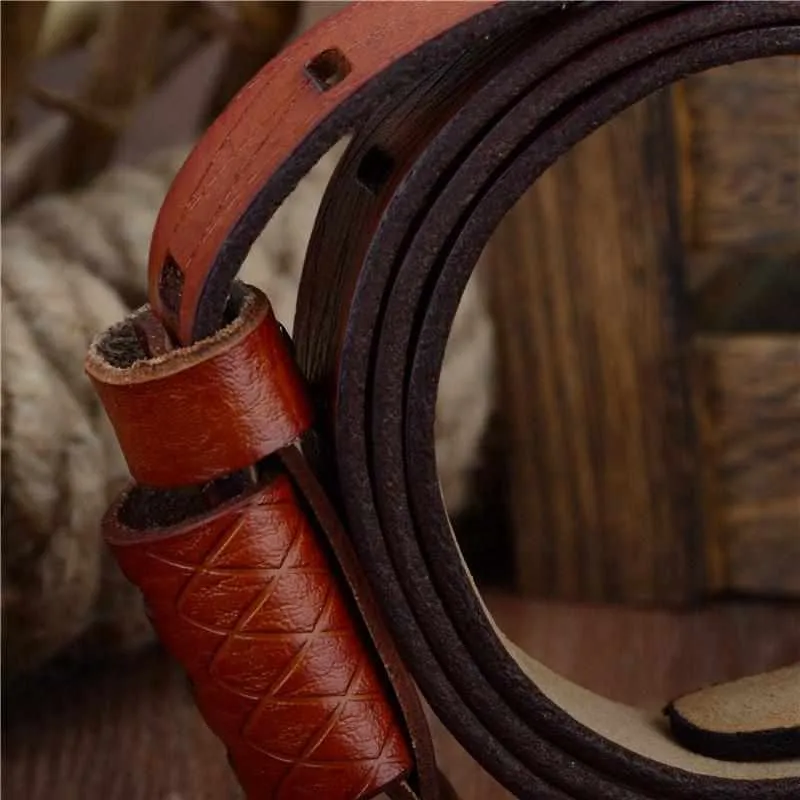 Genuine Luxury Leather Men Belts - Pin Buckle BIG SIZE 100-130cm 3.8 width
