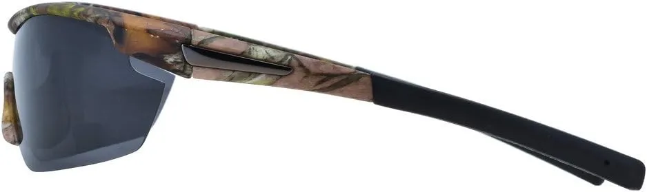 Hornz Polarized Sunglasses Men Camouflage Wrap Around Sport Frame Lightweight