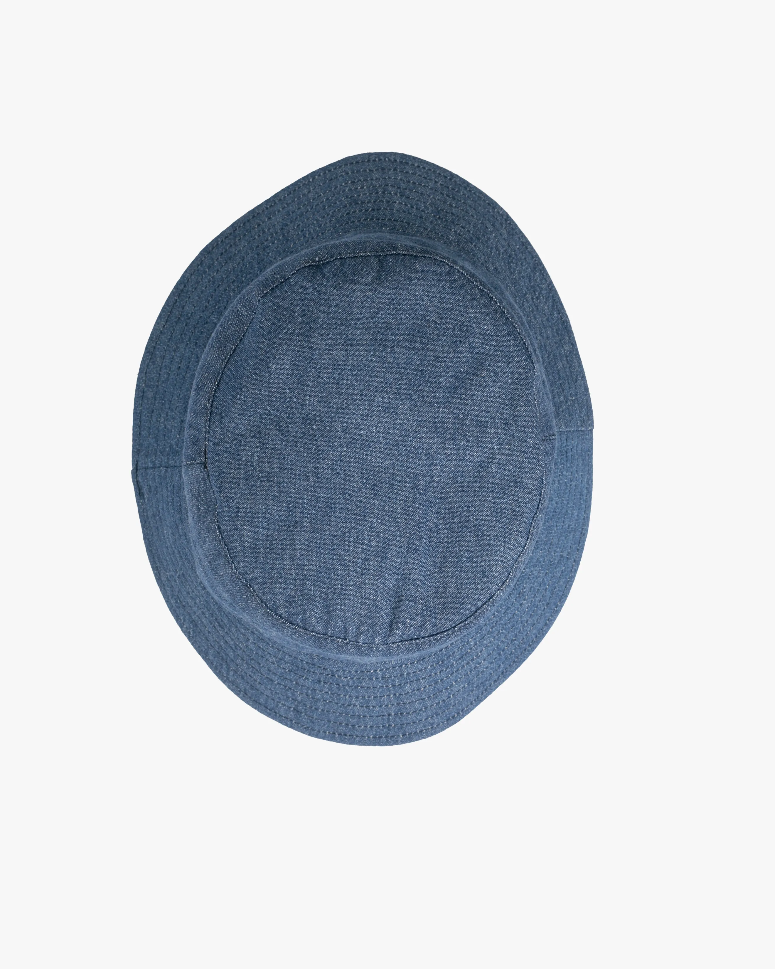 Kiriko Original Indigo Bucket Hat, Reversible, Indigo Tsubaki Denim