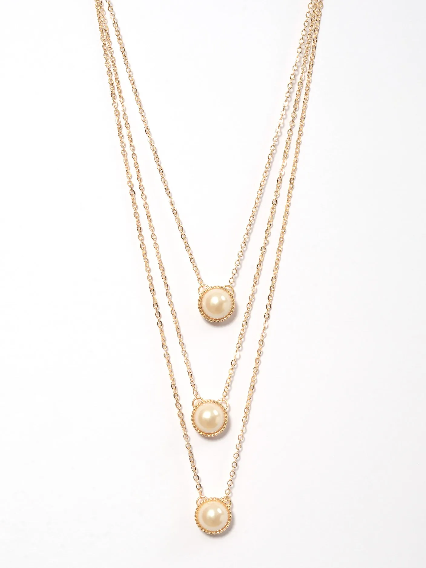 Layered Pearl Necklace