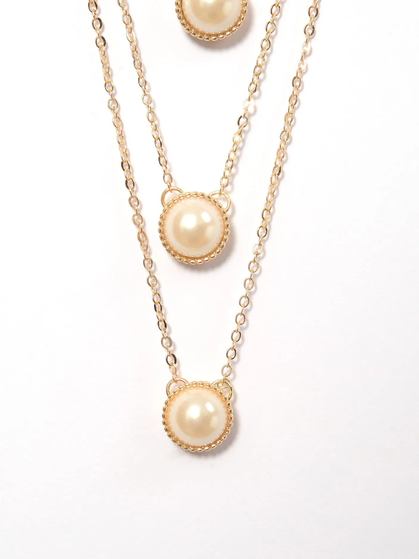 Layered Pearl Necklace