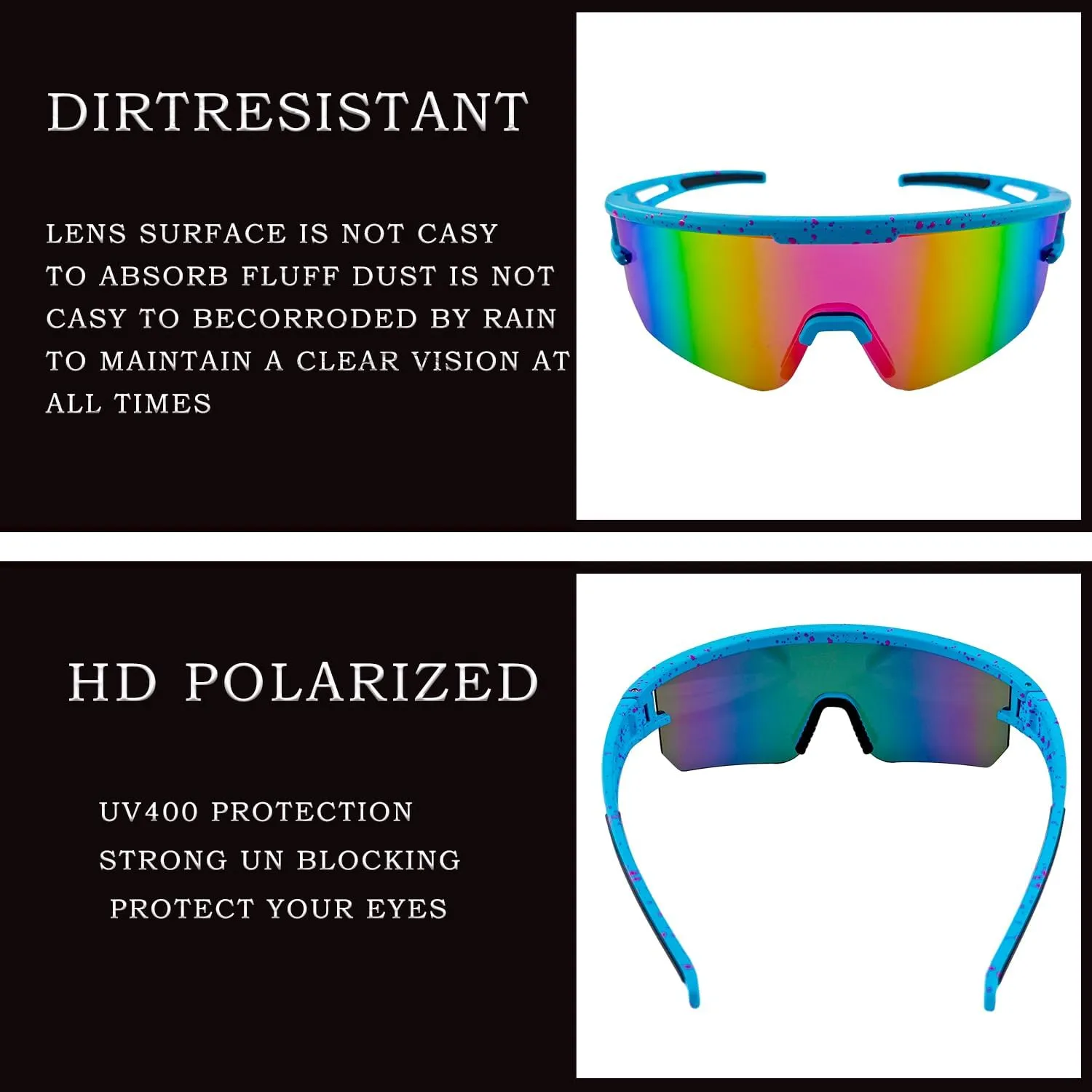 Men and Women Baseball Sunglasses Youth Fishing Golfing Mountaineering Riding Adjustable Polarized Sunglasses