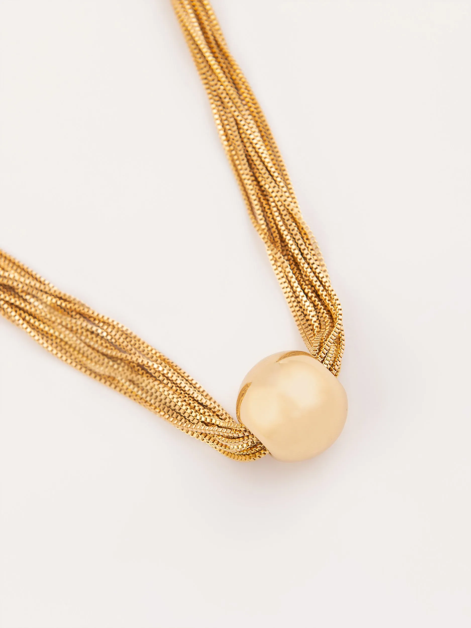 Metallic Choker Necklace