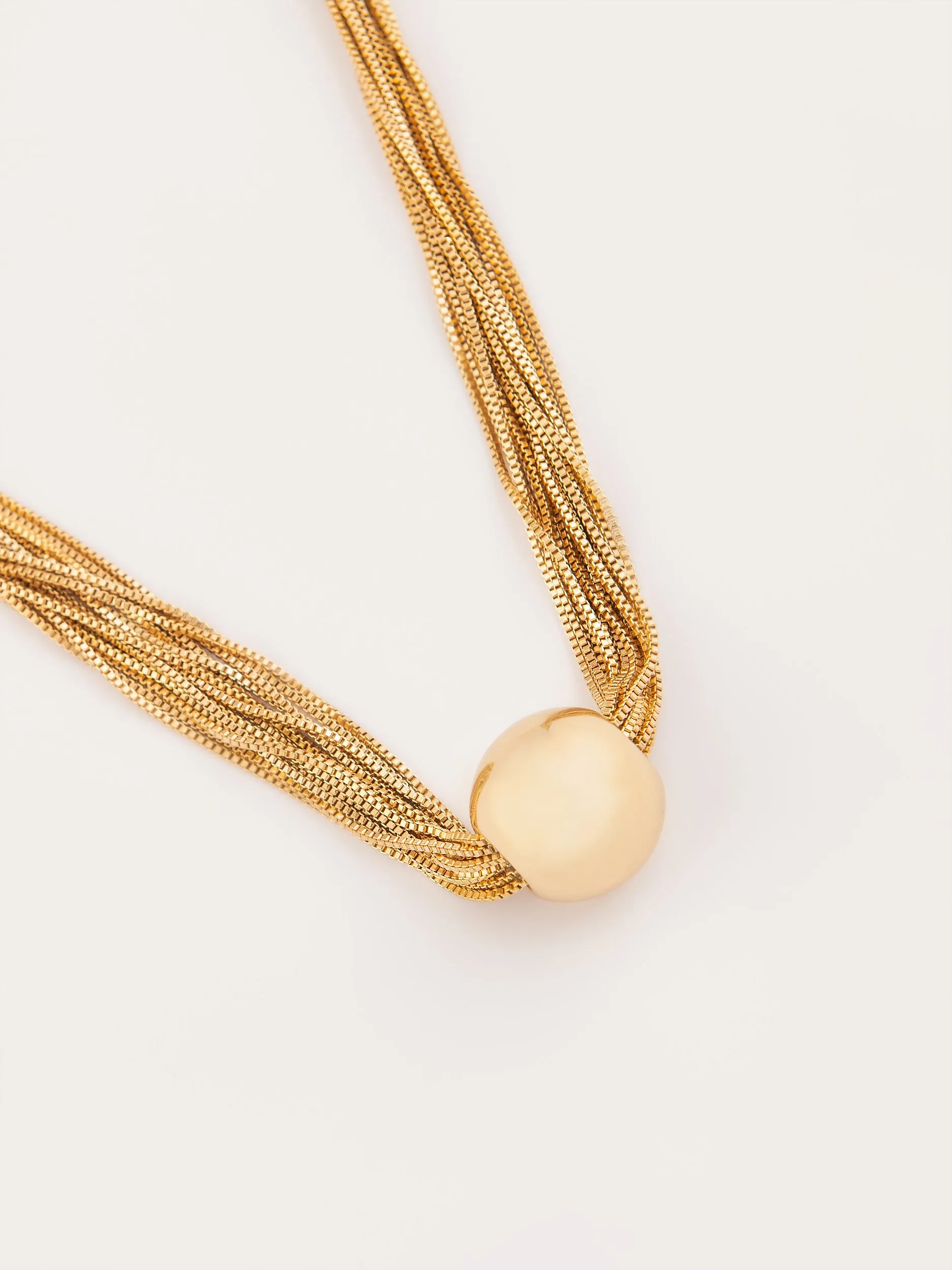 Metallic Choker Necklace