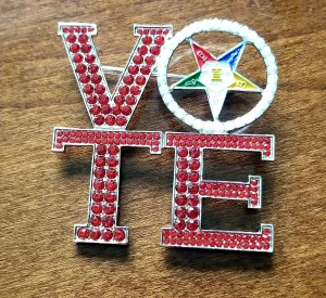 OES Vote OES Pin