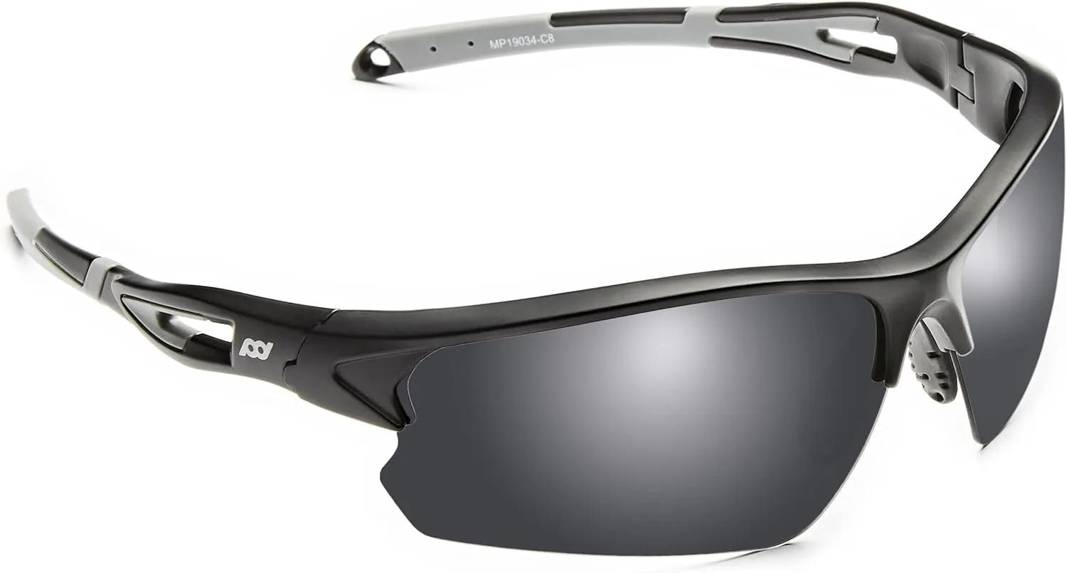 Outdoor Sports Polarized wrap around Cycling Sunglasses for Men & Women TR90 Frame UV Protection for fishing