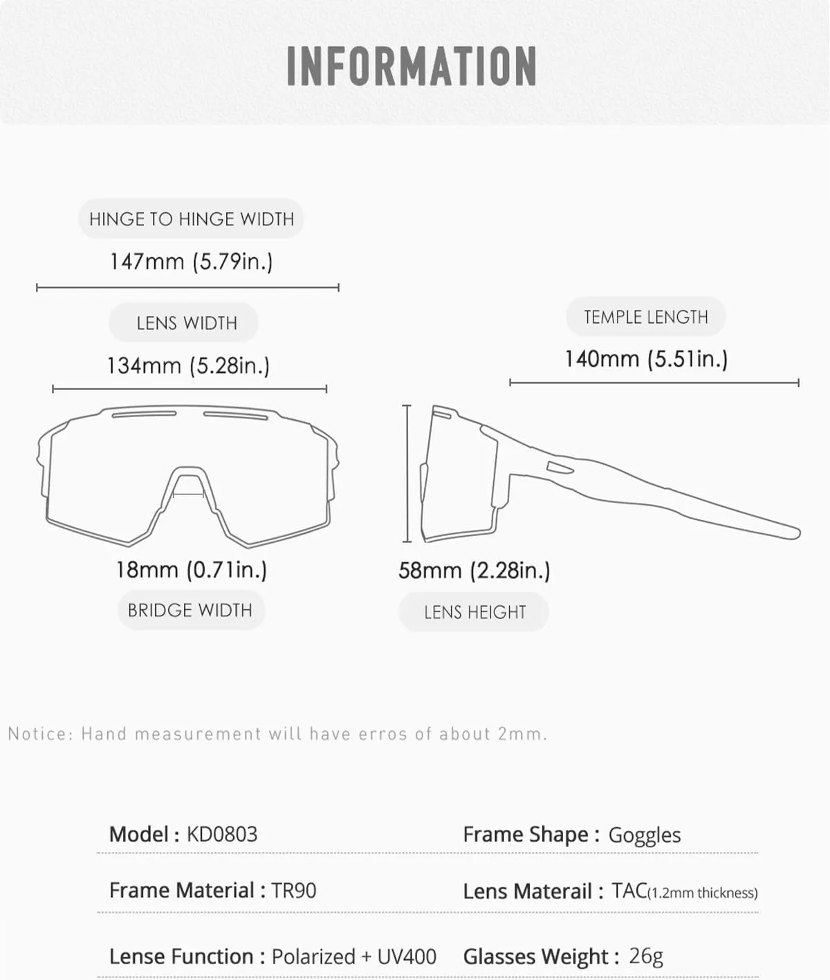 Polarized Sunglasses Women Men Sports Cycling Glasses Sports Eyewear Googles for Running Driving Baseball