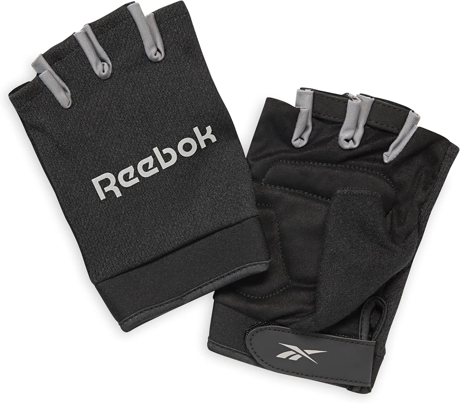 Reebok Classic Fingerless Gloves Lightweight Fitness & Weight Lifting Gloves for Training