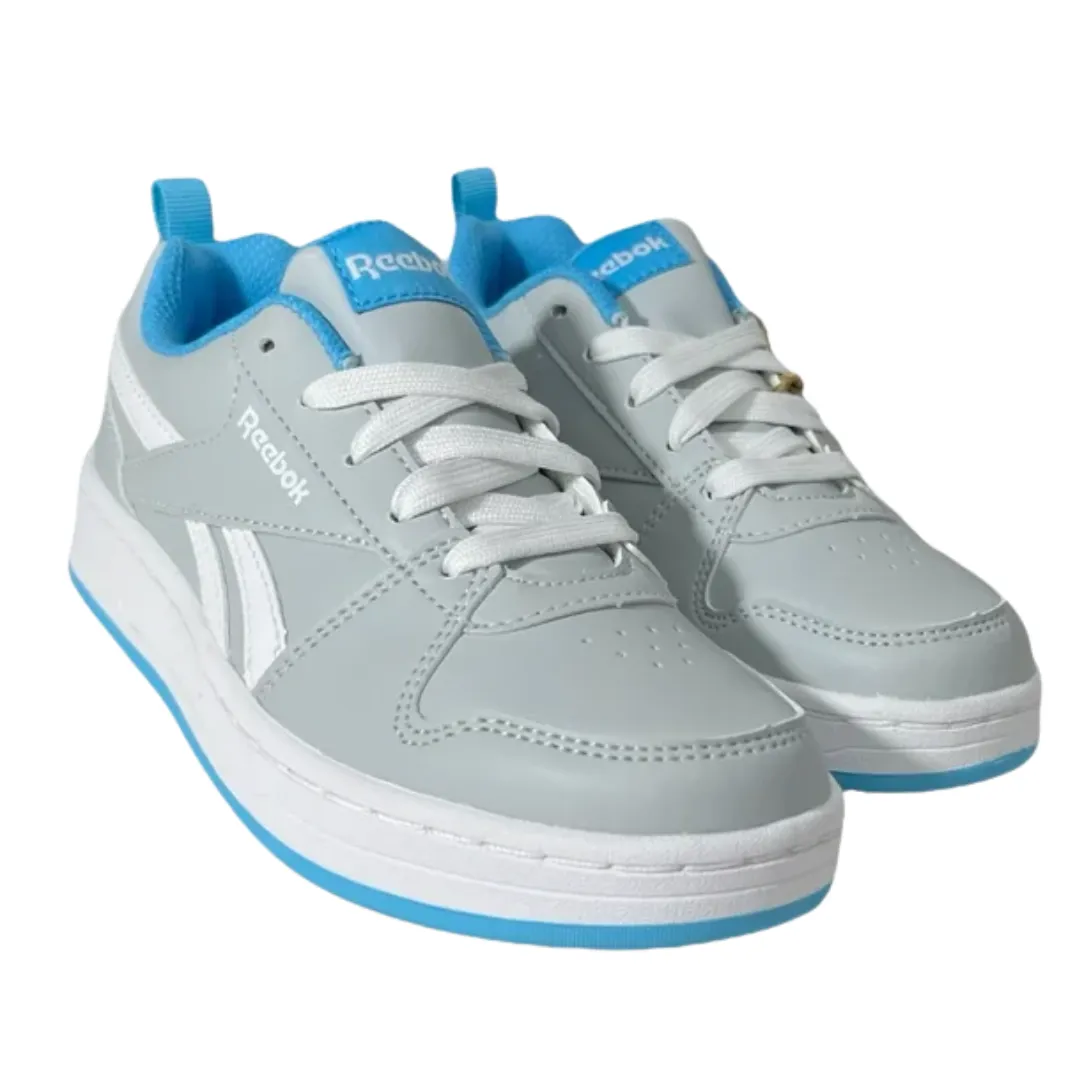 Reebok -  Kid's Royal Prime 2.0 - Grey / Light Blue / White