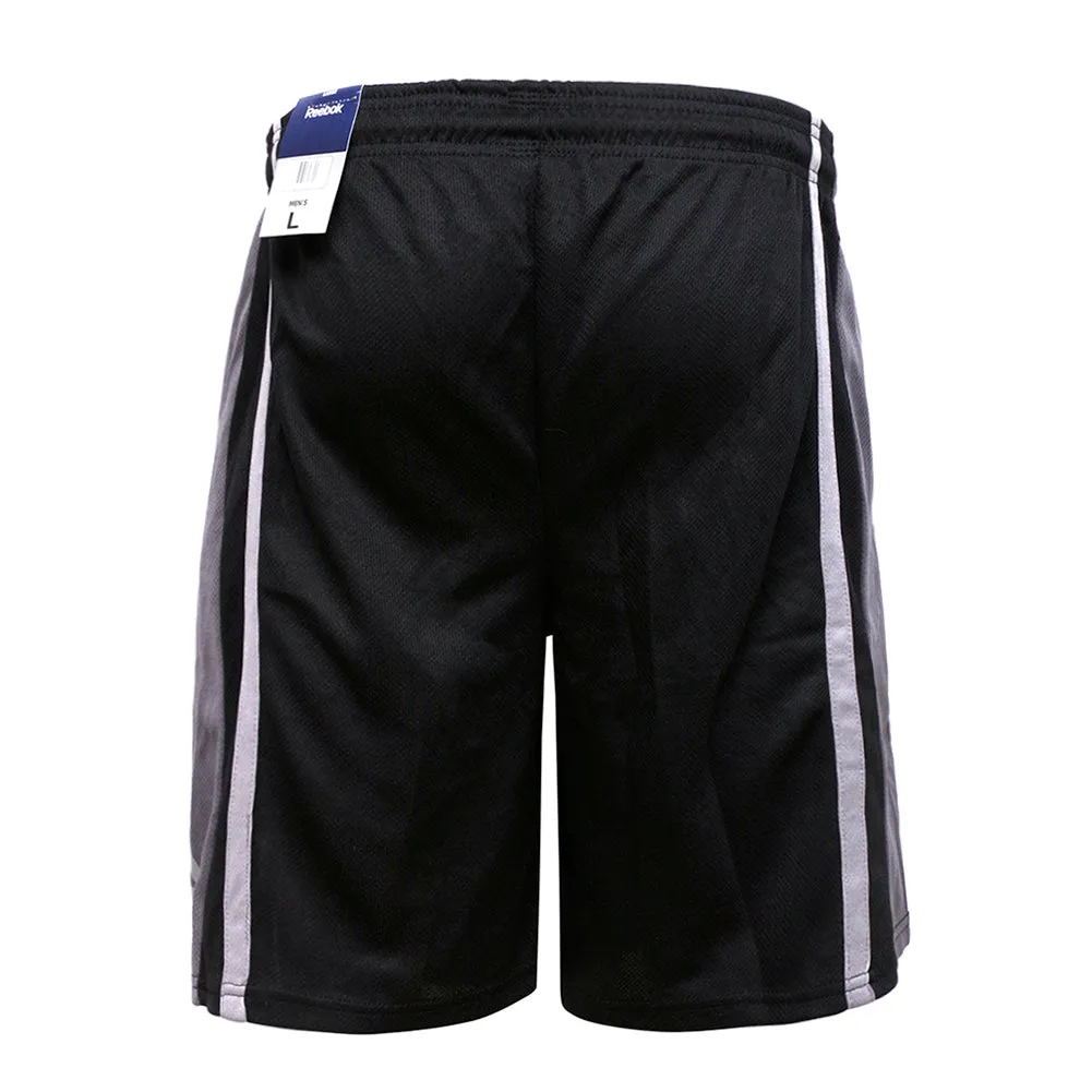 Reebok Men's Athletic Wear Striped Performance Running Workout Shorts