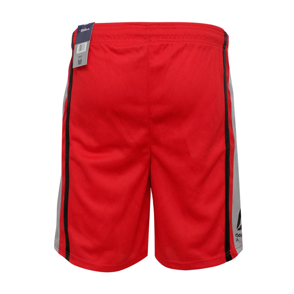 Reebok Men's Athletic Wear Striped Performance Running Workout Shorts