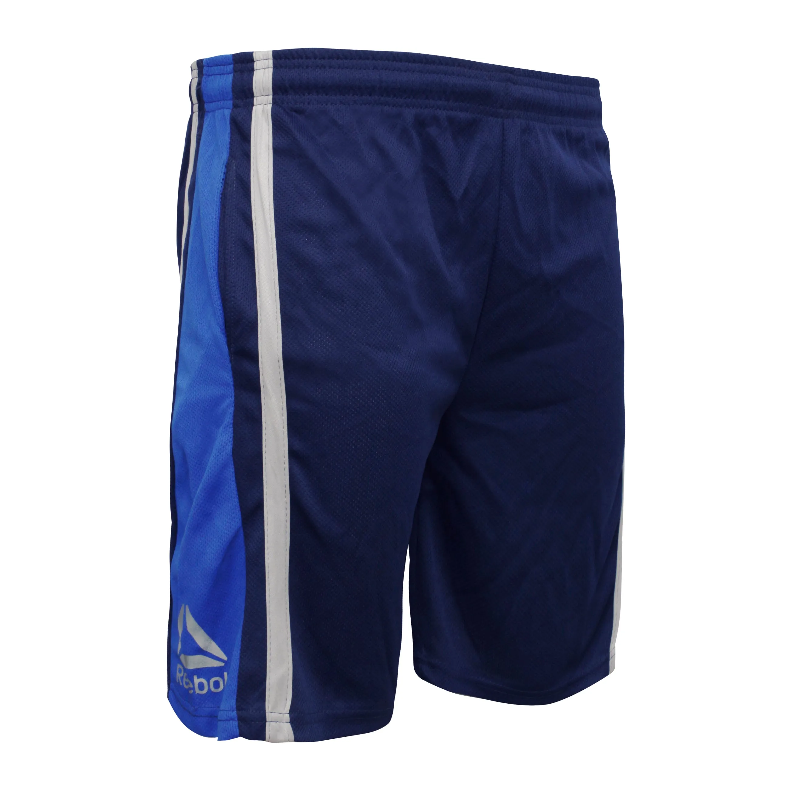 Reebok Men's Athletic Wear Striped Performance Running Workout Shorts