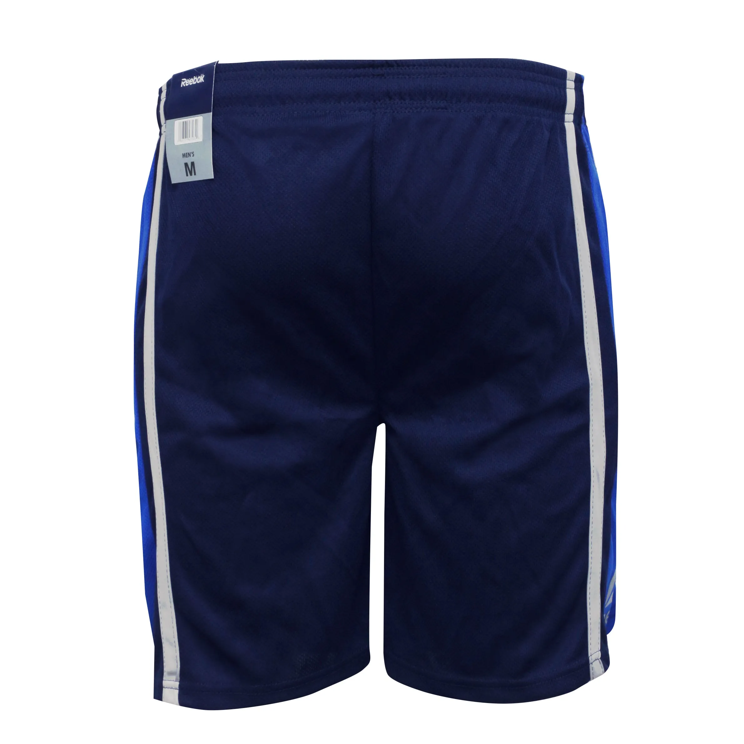 Reebok Men's Athletic Wear Striped Performance Running Workout Shorts