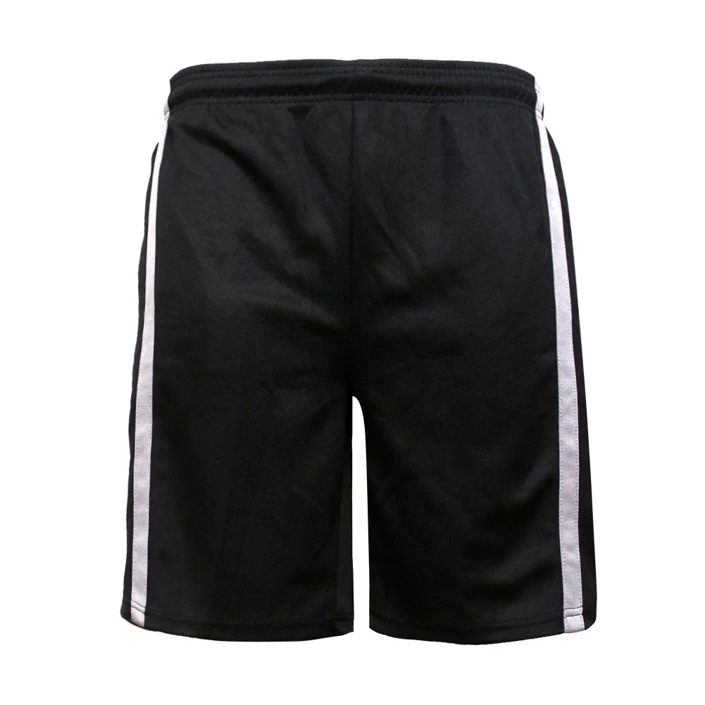 Reebok Men's Athletic Wear Striped Performance Running Workout Shorts