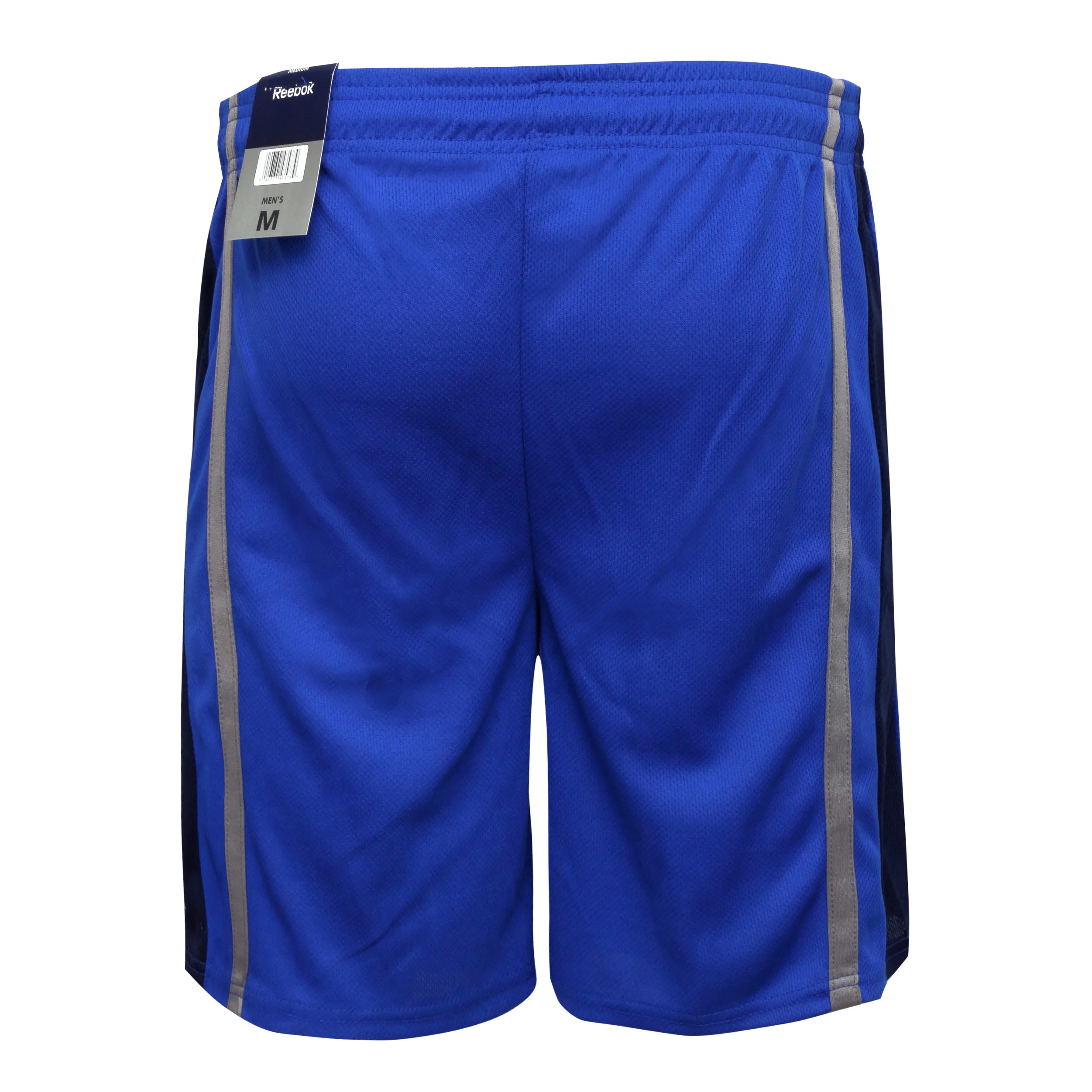 Reebok Men's Athletic Wear Striped Performance Running Workout Shorts