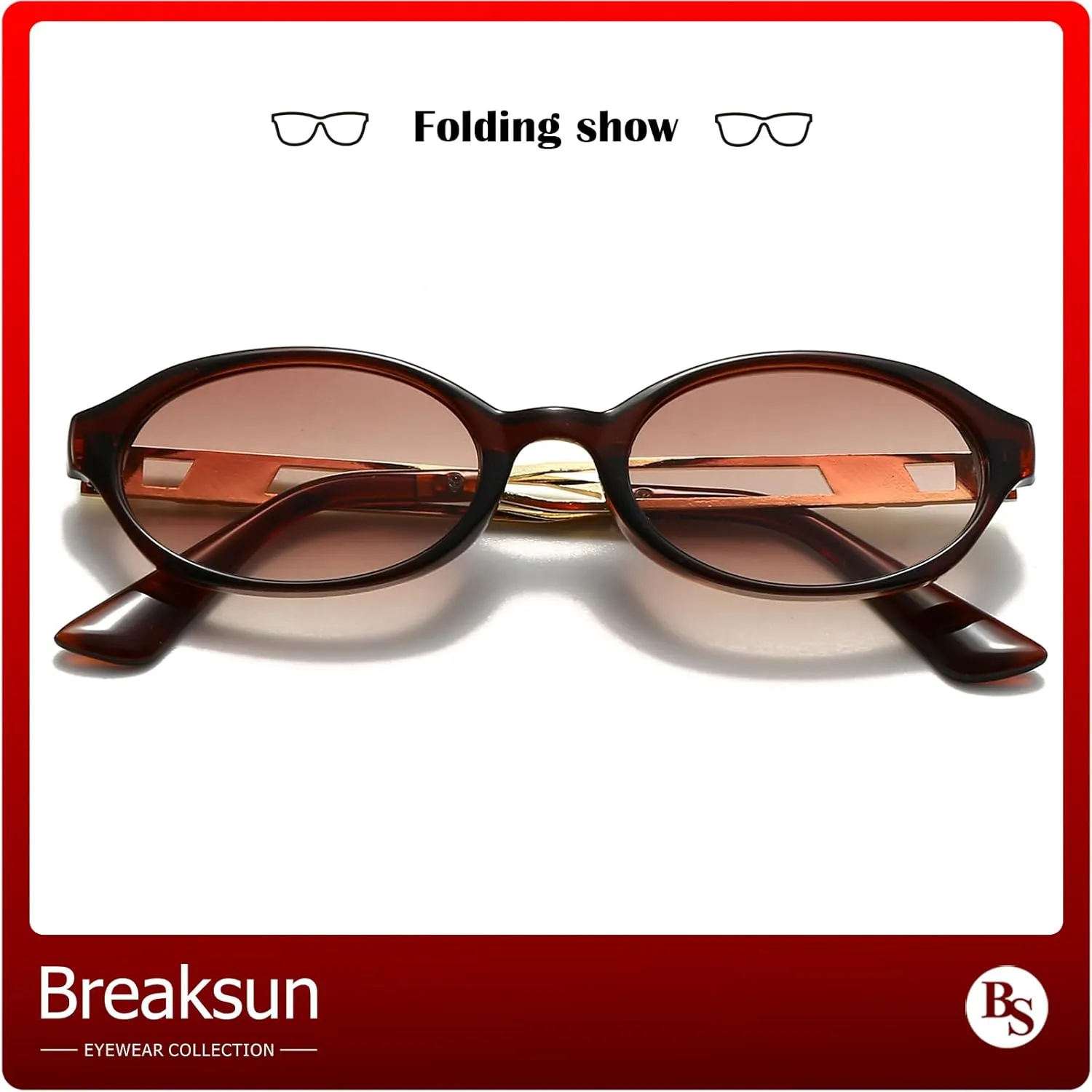 Retro Oval Sunglasses for Women Men Trendy Narrow Round Sun Glasses Y2K Designer Vintage Shades