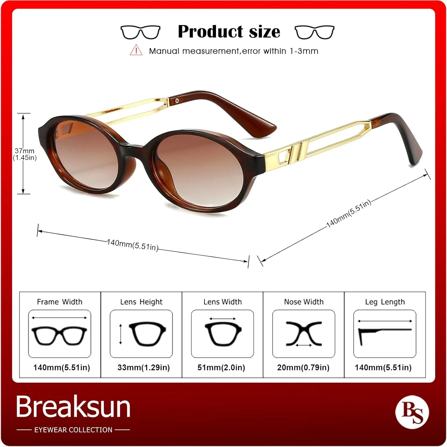 Retro Oval Sunglasses for Women Men Trendy Narrow Round Sun Glasses Y2K Designer Vintage Shades