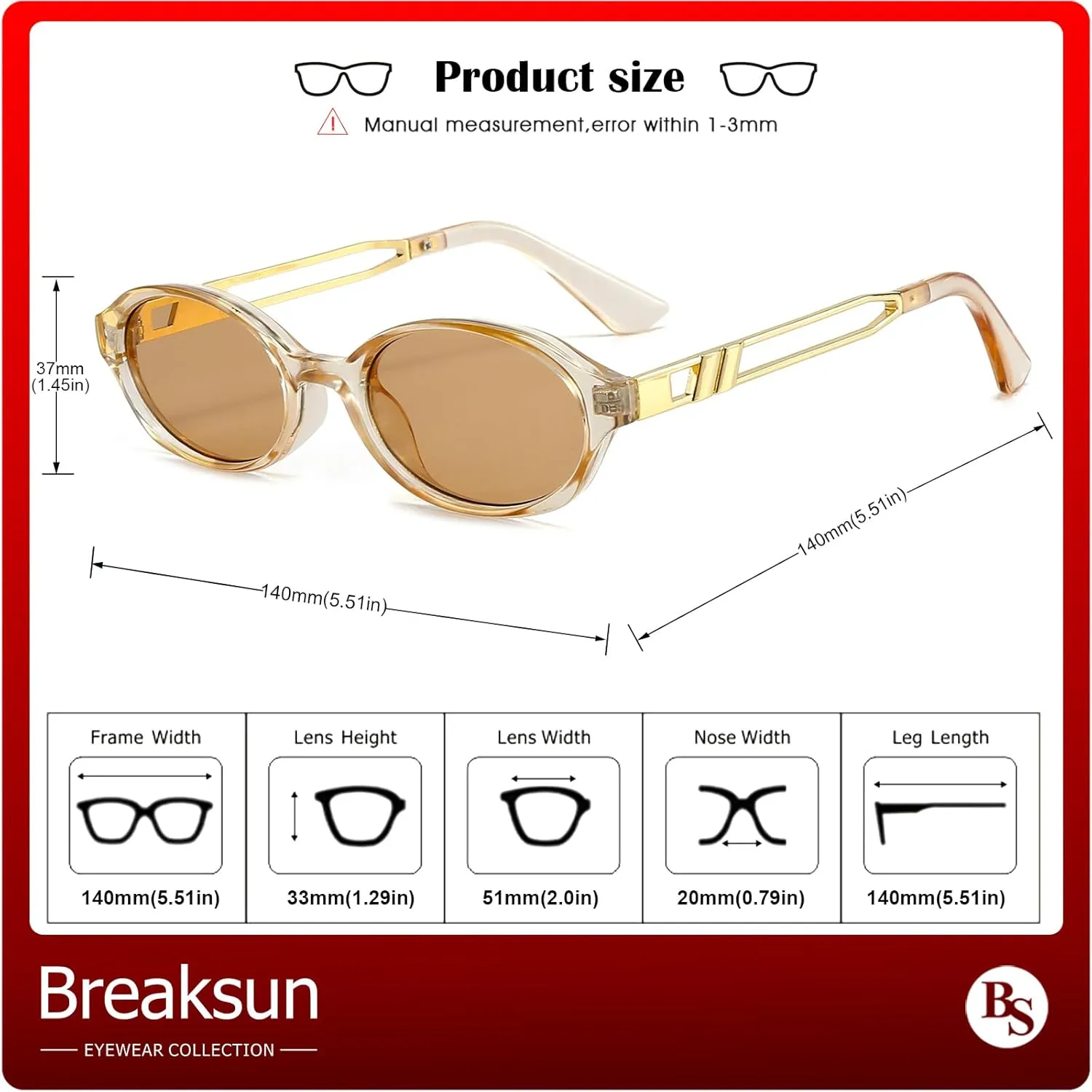 Retro Oval Sunglasses for Women Men Trendy Narrow Round Sun Glasses Y2K Designer Vintage Shades