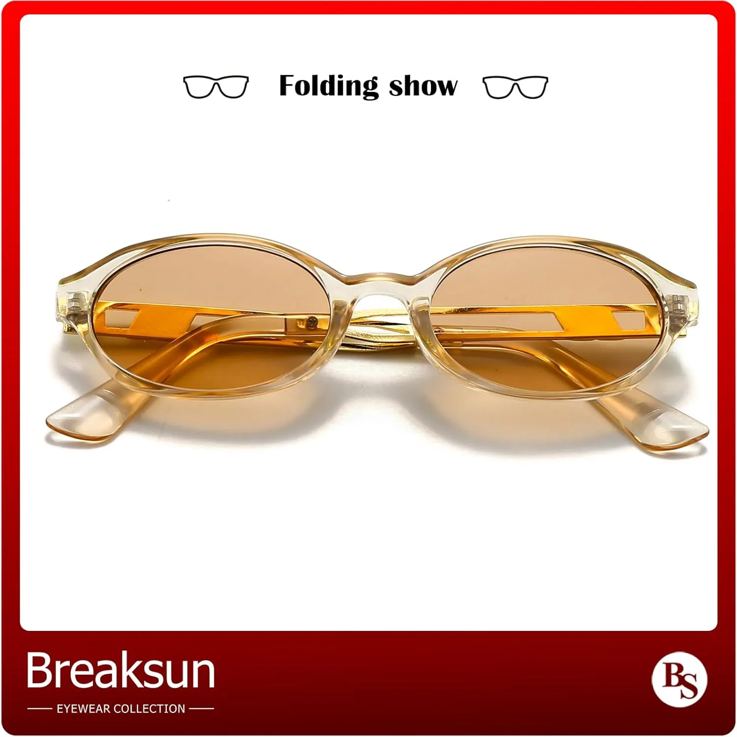 Retro Oval Sunglasses for Women Men Trendy Narrow Round Sun Glasses Y2K Designer Vintage Shades