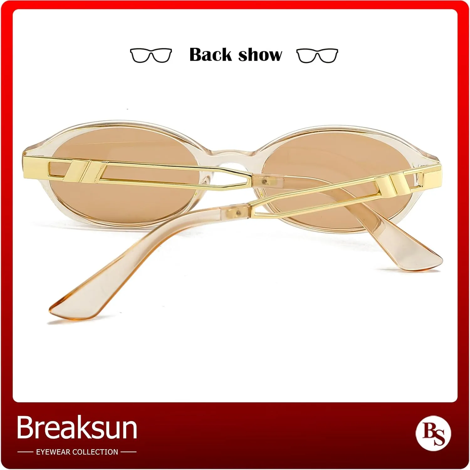 Retro Oval Sunglasses for Women Men Trendy Narrow Round Sun Glasses Y2K Designer Vintage Shades
