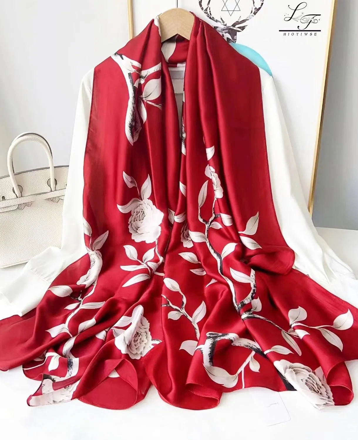 Shawl Scarf For Women Lightweight Scarves Floral Pattern Formal Evening Dressesformal Shawl Summer Wraps