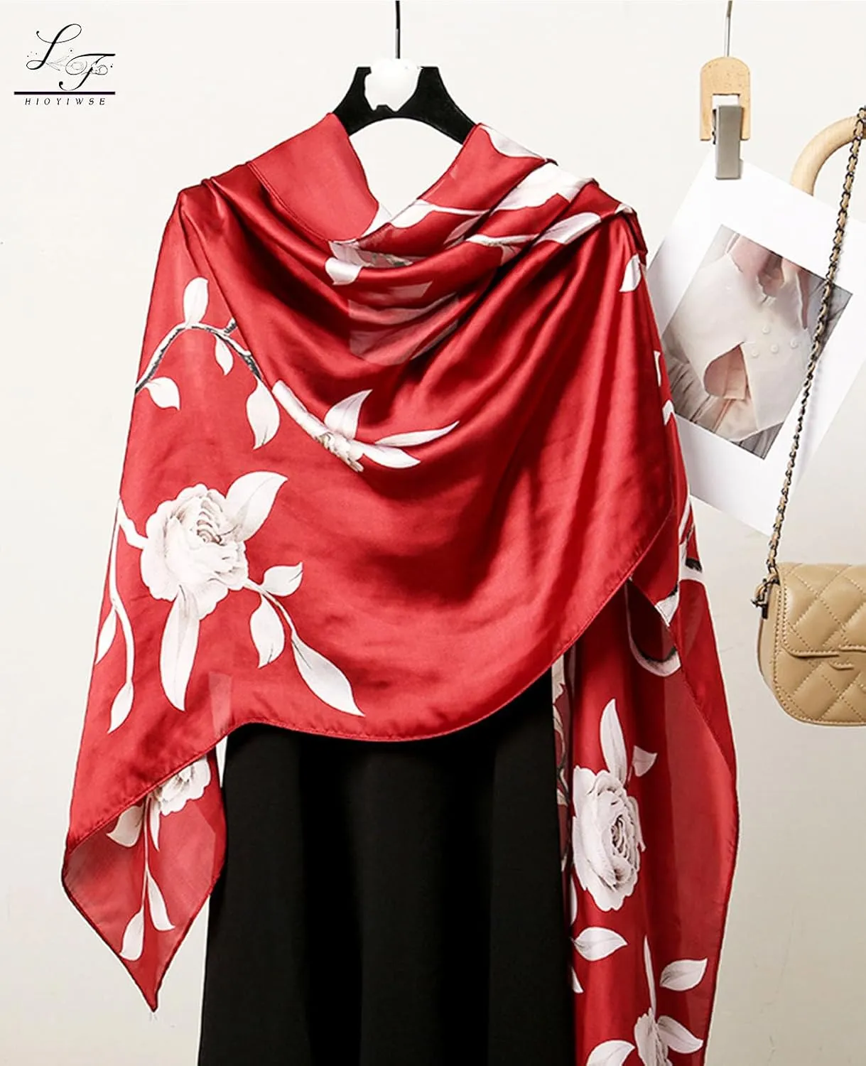 Shawl Scarf For Women Lightweight Scarves Floral Pattern Formal Evening Dressesformal Shawl Summer Wraps