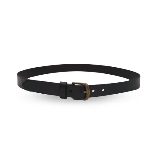 TOBEN - Mens Brown Genuine Leather Dress Belt