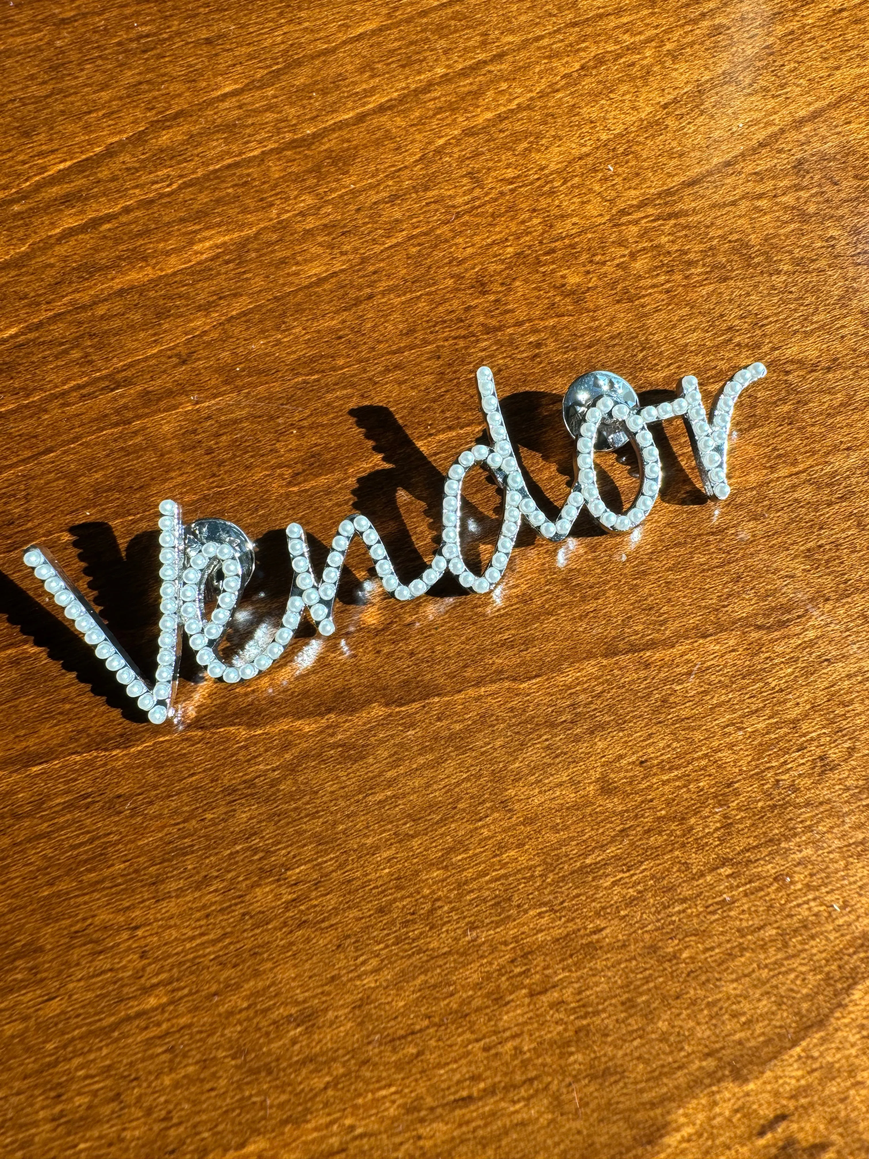 Vendor Lapel Pin
