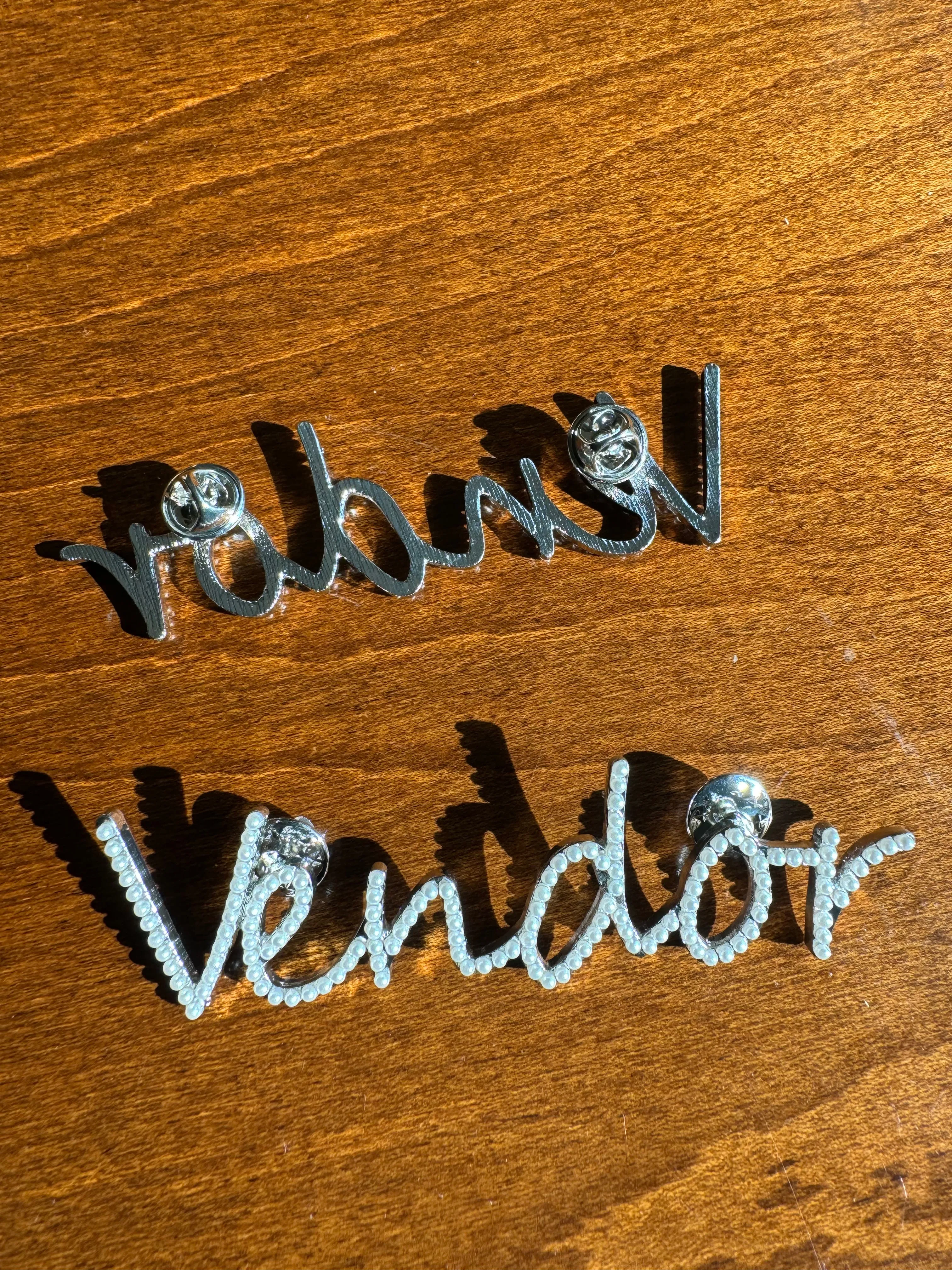 Vendor Lapel Pin