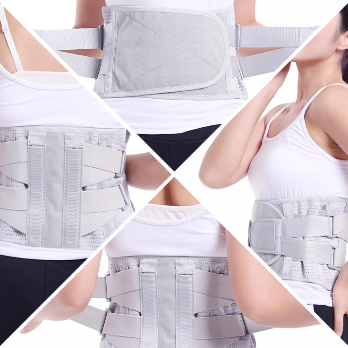 Waist Support for Unisex Lumbar Brace Strap Universal Widen Back Therapy Belt Size l