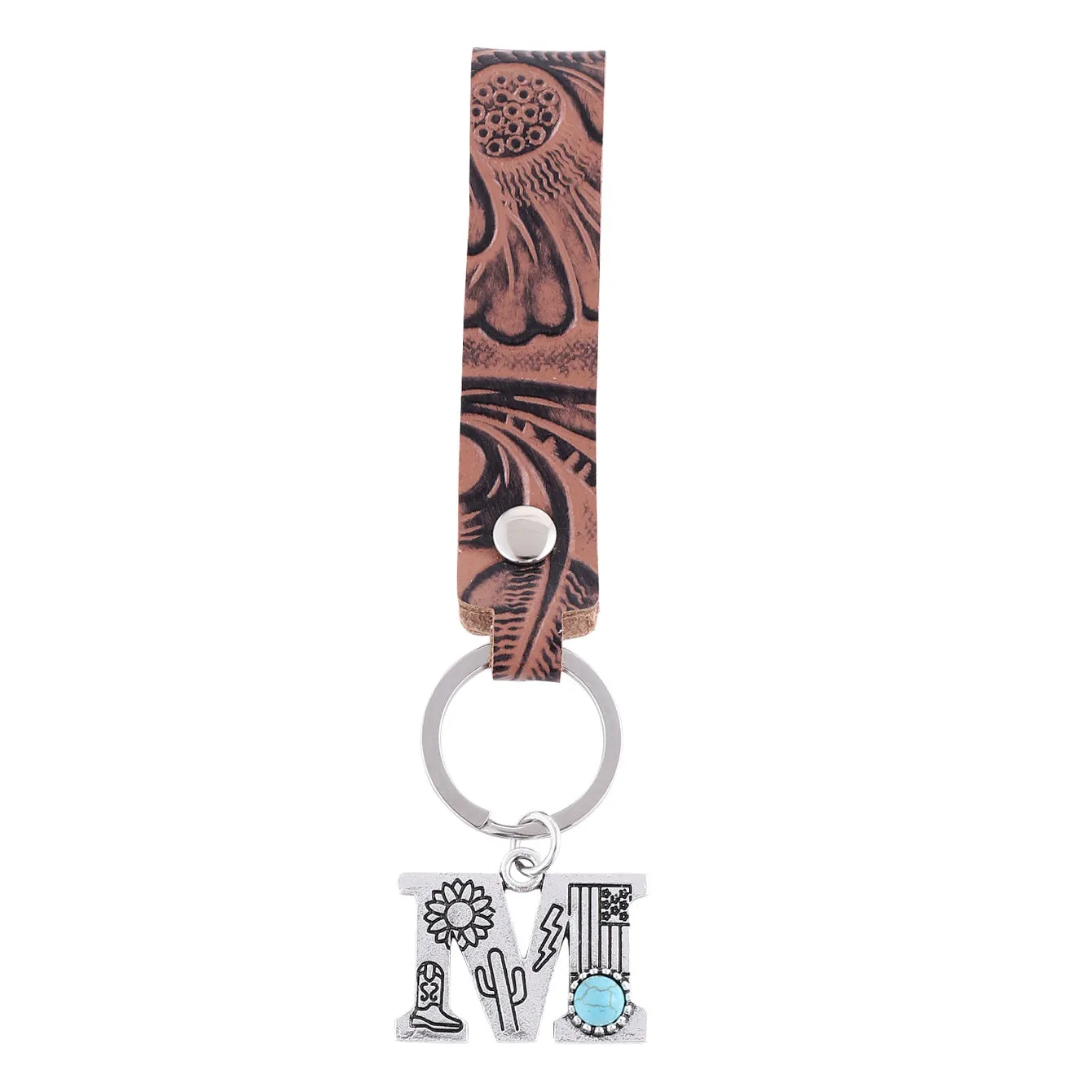 Wholesale Leather Pattern Keychains