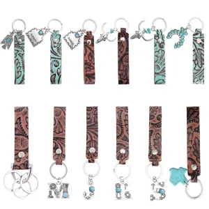 Wholesale Leather Pattern Keychains