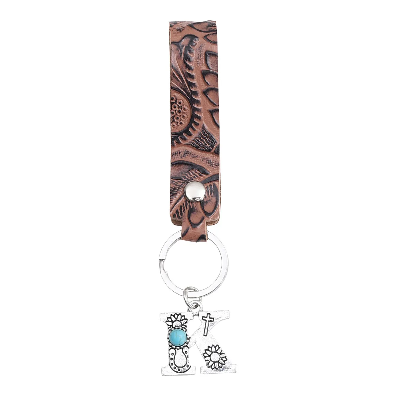 Wholesale Leather Pattern Keychains
