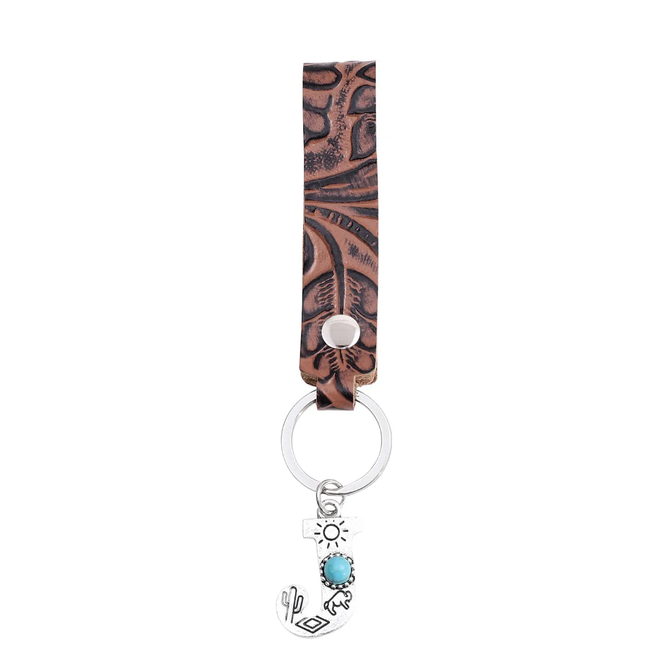 Wholesale Leather Pattern Keychains